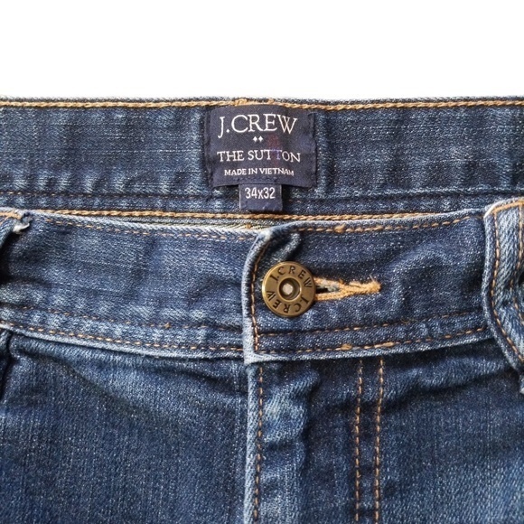 J. Crew Sutton Men's Straight Leg Jeans‎ Sz. 34 - Picture 5 of 11